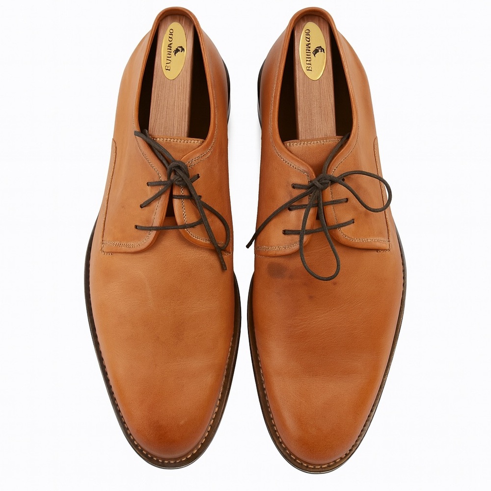 Cole Haan Tan Leather Oxfords